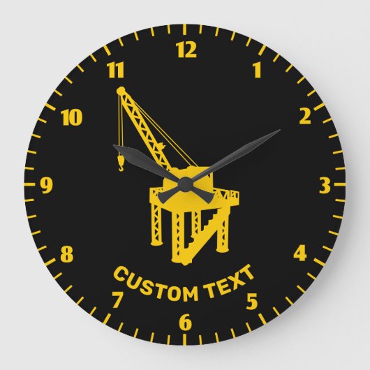 建築台 ラージ壁時計 (正面)