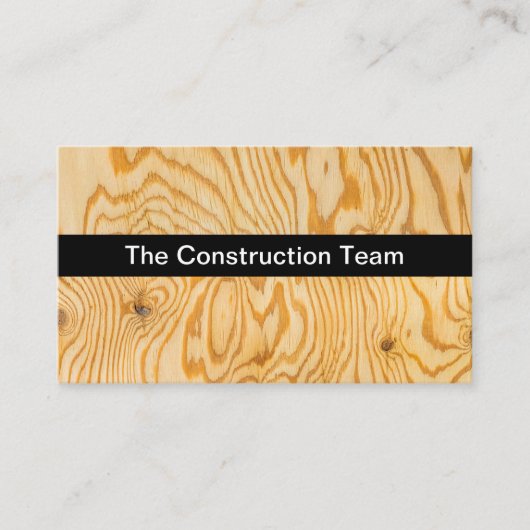 建築合板テーマ名刺 名刺 (正面)