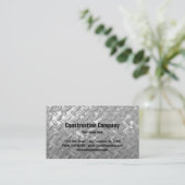 建築名刺テンプレート |スチールプレート 名刺 (スタンド正面)