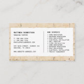 建築名刺 – クリームレンガ壁 名刺 (裏面)