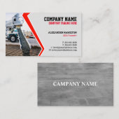 建築名刺（コンクリート）編集可能 名刺 (正面/裏面)