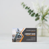 建築名刺（コンクリート）編集可能 名刺 (スタンド正面)