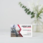 建築名刺（コンクリート）編集可能 名刺 (スタンド正面)