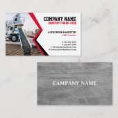 建築名刺（コンクリート）編集可能 名刺 (正面/裏面)