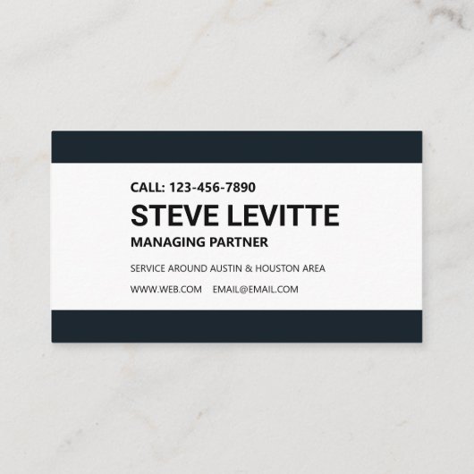 建築名刺 – ダウンタウンスカイライン 名刺 (裏面)