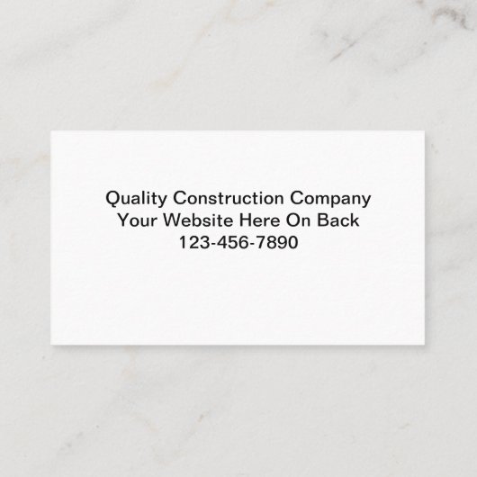 建築名刺 名刺 (裏面)