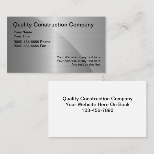 建築名刺 名刺 (正面/裏面)