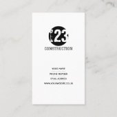 建築名刺 名刺 (裏面)