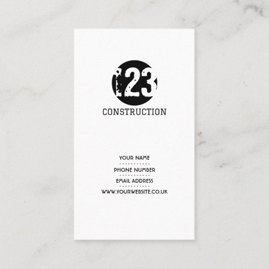 建築名刺 名刺 (裏面)