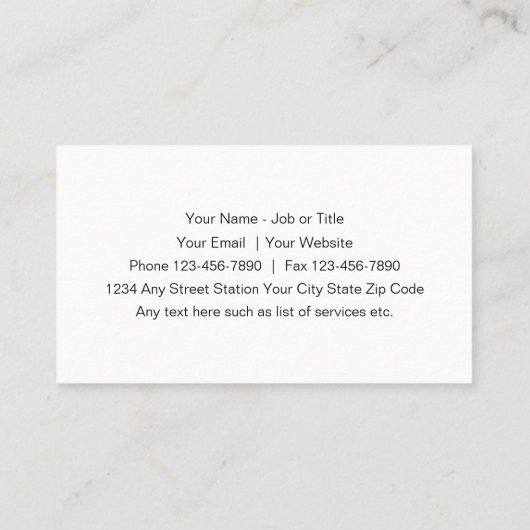 建築名刺 名刺 (裏面)