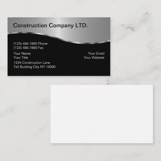 建築名刺 名刺 (正面/裏面)