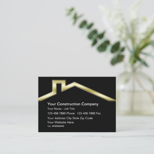 建築名刺 名刺 (スタンド正面)