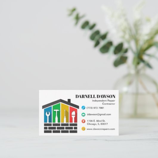 建築名刺 名刺 (スタンド正面)