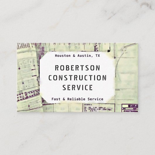 建築名刺 – 建築計画 名刺 (正面)