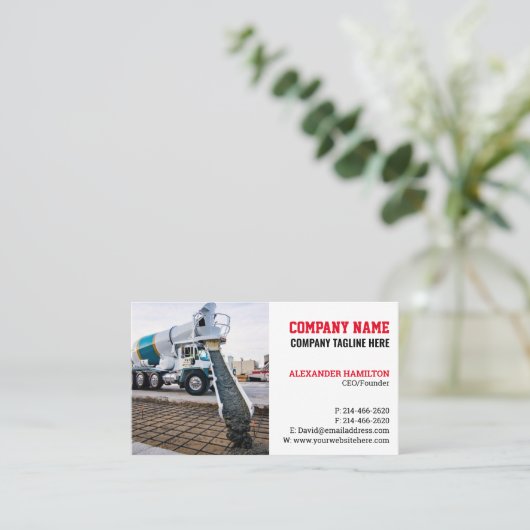 建築名刺(Concretes) 02 名刺 (スタンド正面)