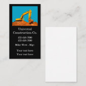 建築土動掘削  名刺 (正面/裏面)