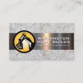 建築地球引越し業者 | コンクリート鋼 名刺 (正面)