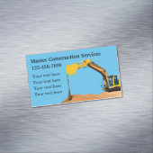 建築地球移動サービス マグネット名刺 (インサイチュ)