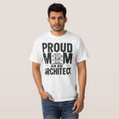 建築士の母であることを誇りに思う Tシャツ (正面フル)
