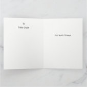 建築士または町のプランナー退職者カード カード (内部)