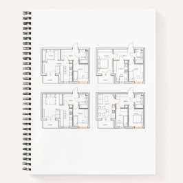 建築士向けノートブック（青図デザイン） ノートブック