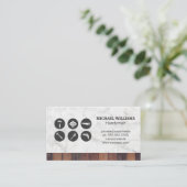 建築大工ツール 名刺 (スタンド正面)