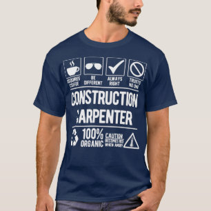 建築大工仕事 Tシャツ
