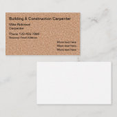 建築大工合板名刺 名刺 (正面/裏面)