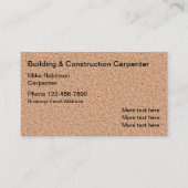 建築大工合板名刺 名刺 (正面)