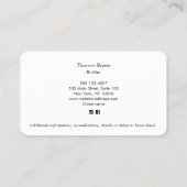 建築大工名刺 名刺 (裏面)