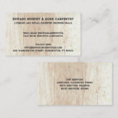 建築大工名刺 名刺 (正面/裏面)