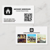 建築大工実在所 名刺 (正面/裏面)