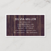 建築大工手工請負業者ビルダー 名刺 (裏面)