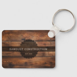 建築大工素朴な木材の有用 キーホルダー