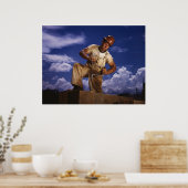 建築大工， 1942 ポスター (キッチン)