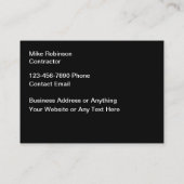 建築契約者モダン名刺 名刺 (裏面)