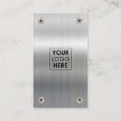 建築契約者ロゴQRコードソーシャル 名刺 (裏面)