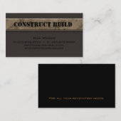 建築契約者名刺大理石 名刺 (正面/裏面)