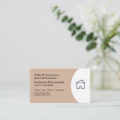 建築契約者名刺 名刺 (スタンド正面)
