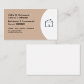 建築契約者名刺 名刺 (正面/裏面)
