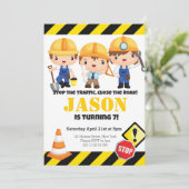 建築子供の誕生日パーティー 招待状 (スタンド正面)