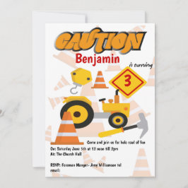 建築子供の誕生日パーティー 招待状