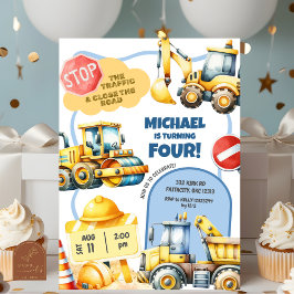 建築子供の誕生日 招待状