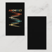 建築学生建築レトロアーキテクト 名刺 (正面/裏面)