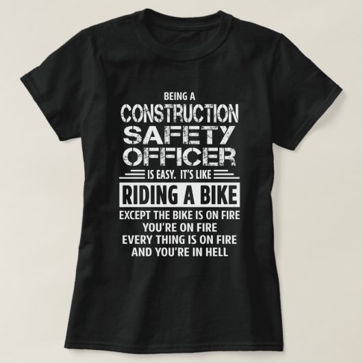 建築安全管理者 Tシャツ (デザイン正面)