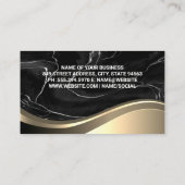 建築実在不動産 | マーブルメタルビジネスC 名刺 (裏面)