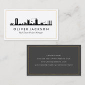 建築実在不動産 名刺 (正面/裏面)