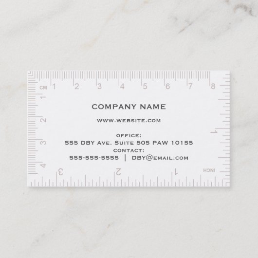 建築実在/財産/建物の保守等 名刺 (裏面)