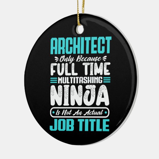 建築家おもしろい職業キャリアアーキテクチャ セラミックオーナメント (左)