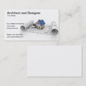 建築家および設計者の名刺 名刺 (正面/裏面)